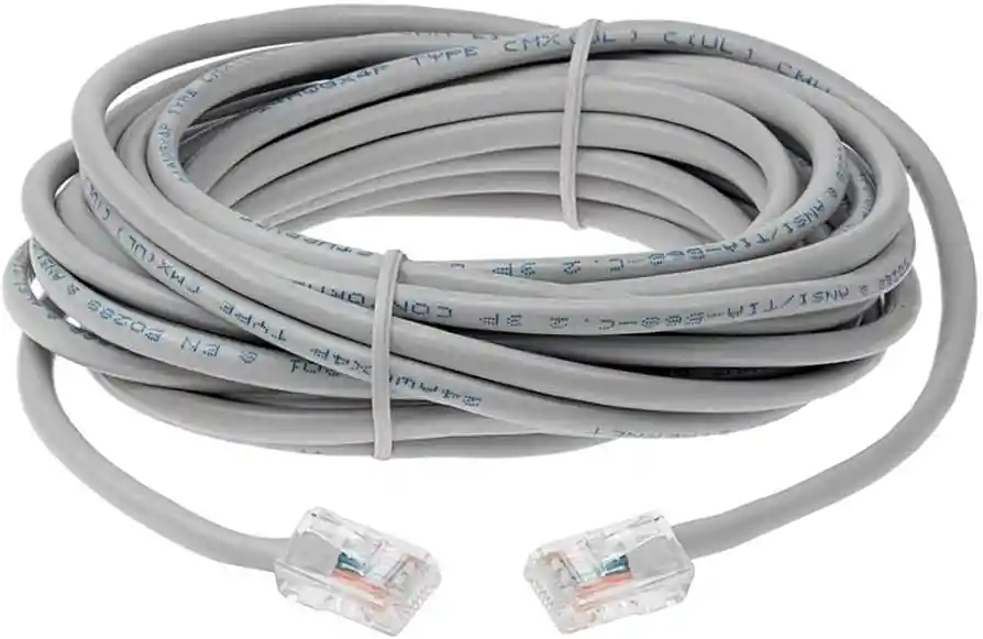 Cable De Red 10 Mts Cat6 Gris
