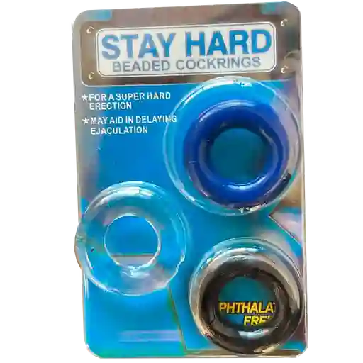 Cock Ring Anillo Del Pene X 3 Set Kit Anillos Aro