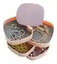 Joyero Mini 4 Niveles Gira 360 Moderno