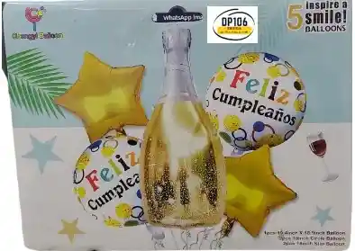 Globos De Decoracion De Cumpleaños Champaña