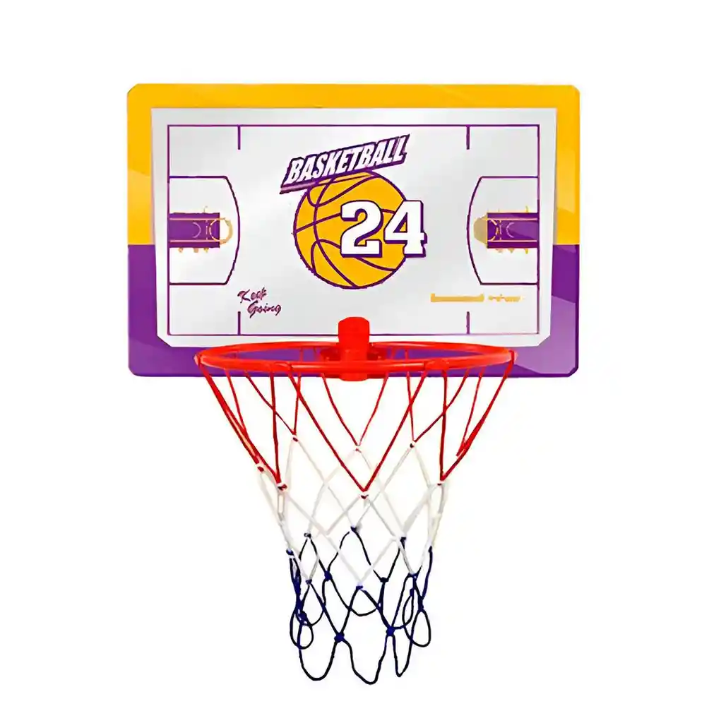 Cancha Canasta Baloncesto Basketbal Basquet Pared + Balon