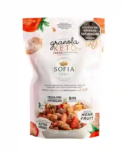 Granola Keto Fresa Sofia Jaramillo 250 Gr