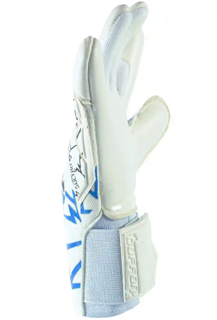 Guantes De Fútbol Buffon Profesional Sultan-talla:10 / Blanco-azul-negro