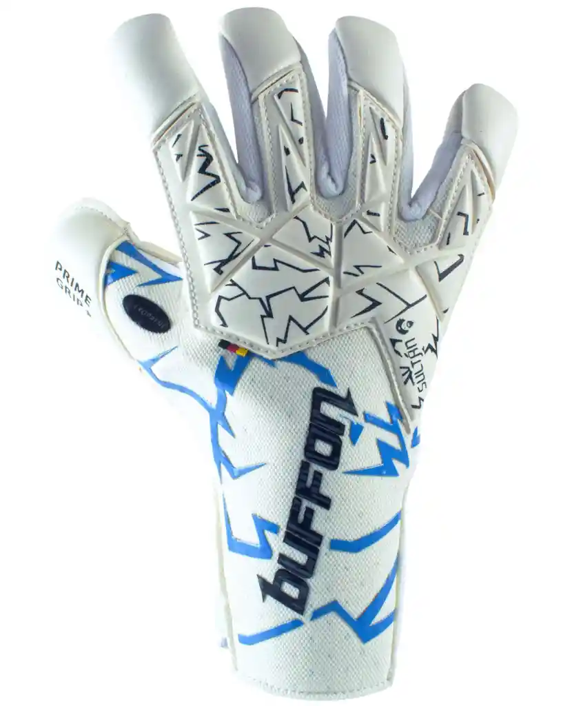 Guantes De Fútbol Buffon Profesional Sultan-talla:10 / Blanco-azul-negro