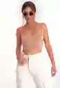Crop Top Delia Cocoa Talla S/m