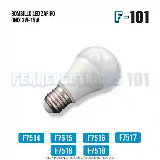 Bombillo Led 12w Zafiro