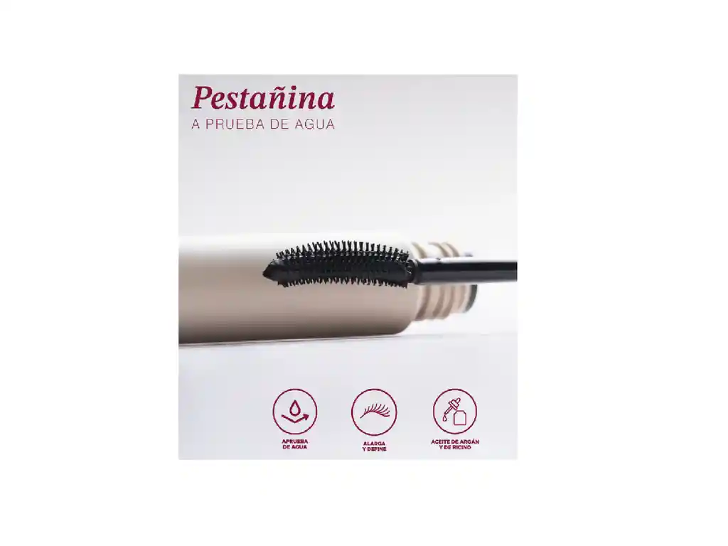 Pestañina Waterproof A Prueba De Agua Atenea