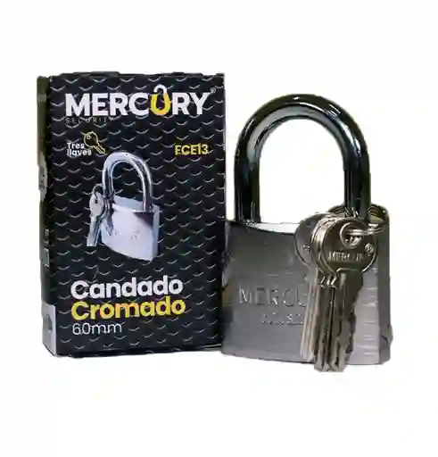 Candado Cromado De 60 Mm