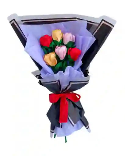 Ramo De Tulipanes Amor Eterno
