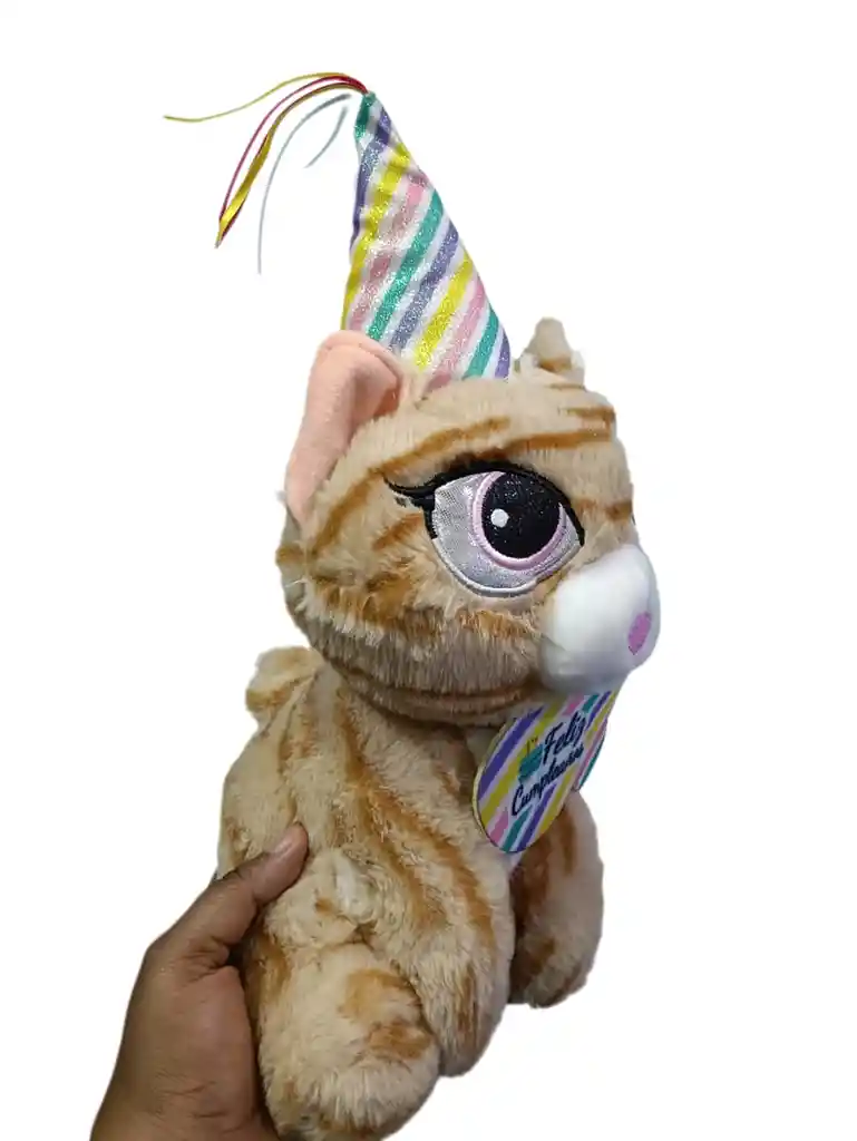 Peluche Gato Feliz Cumpleaños