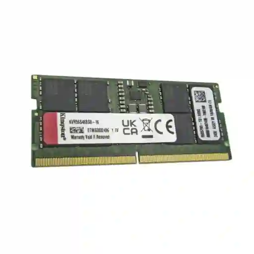 Memoria Ram Kingston 16gb Ddr5 5200mt/s Para Portátil
