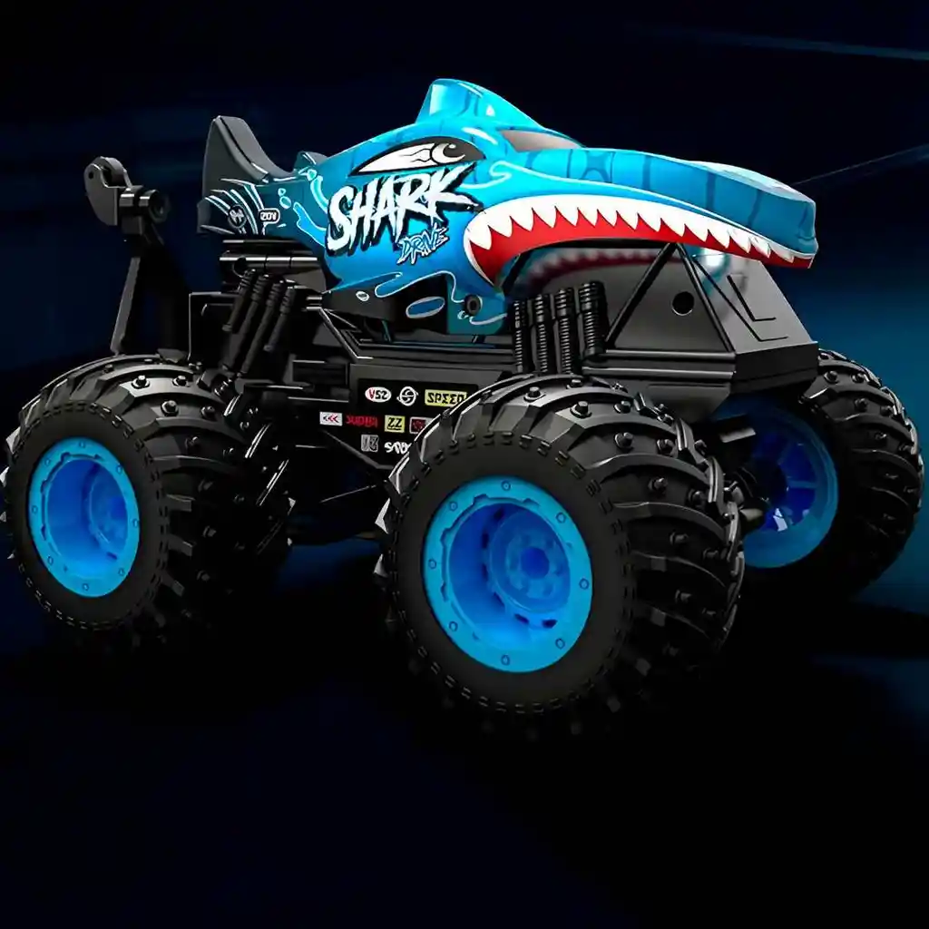 Carro Monster Tiburon Coleccionable Juguete Niños