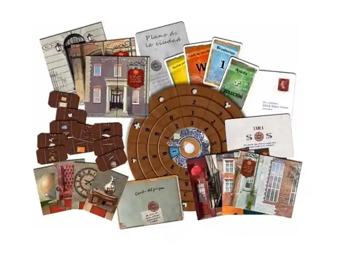 Juego De Mesa Cooperativo Exit Sherlock Holmes Devir Adultos
