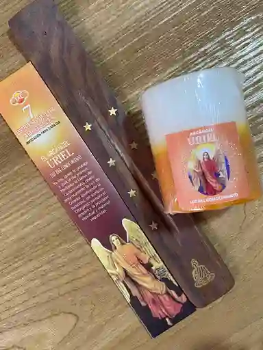Kit Arcángel Uriel - Lunes Rayo Oro Rubí