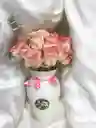 Jarron De Rosas Rosadas
