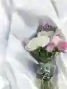 Jarrón Mix De Rosas Pastel.