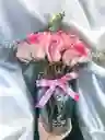 Jarron De Rosas Rosadas