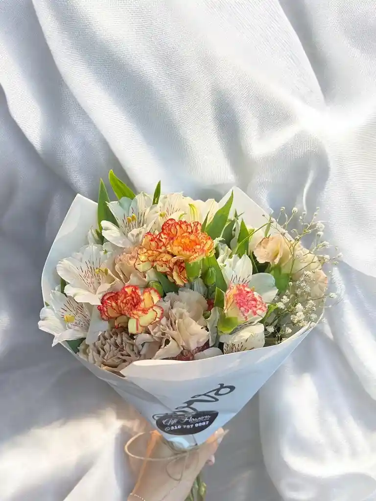 Bouquet De Clavel Y Astromelia
