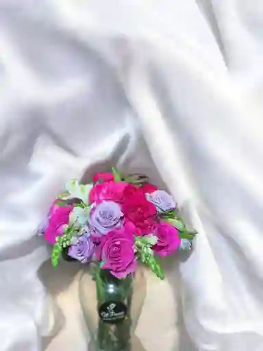 Jarron De Flores Moradas