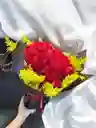 Buchon De Rosas Rojas