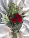 Jarron De Rosas Y Lirios.