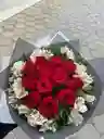 Bouquet De Rosas Con Astromelia
