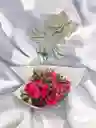 Bouquet De Rosas Rosadas Y Astromelias.