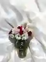 Jarron De Rosas Y Margaritas.