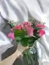 Jarron De Rosas Rosadas.