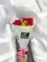 Mini Bouquet De Rosa Roja