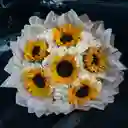 Bouquet De Girasoles Y Rosas