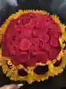 Buchon De Girasoles Y Rosas
