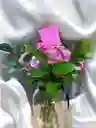Jarron De Rosas Moradas.