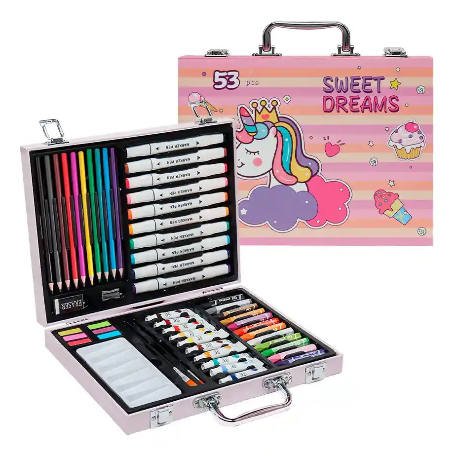Kit De Pintura De Maleta 53 Piezas🎨