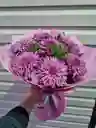 Bouquet De Crisantemos Morados