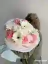 Bouquet De Gerberas Clavel Y Crisantemos