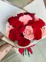 Bouquet De Rosas Con Clavel