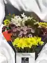 Caja Cuadrada De Mix De Flores
