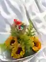 Bouquet De Girasoles Y Chocolate X4