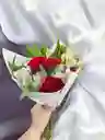 Bouquet De Rosas Y Astromelia
