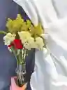 Solitario De Rosas Y Clavel