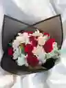 Bouquet De Rosas Con Astromelia