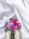 Jarron De Flores Moradas