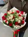 Bouquet De Rosa Y Mix De Astromelia