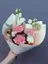 Mini Bouquet De Clavel Y Rosa Mini