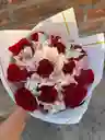 Bouquet De Rosas Y Astromelia
