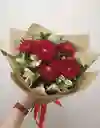 Bouquet De Crisantemos Morados