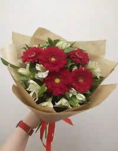 Bouquet De Crisantemos Morados