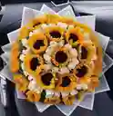 Ramo Buchón De Girasoles Y Rosas
