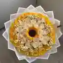 Ramo Buchón De Rosas Y Girasol
